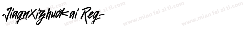 JiagnXizhuokai Reg字体转换